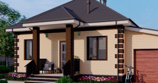 Готовые одноэтажные дома под ключ в Вологде - Строительство от HOUSE-STROY35 от 132314 руб.