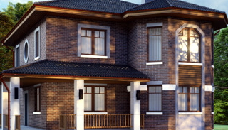 Проект дома 9 на 9 двухэтажный в Вологде - проектирование от HOUSE-STROY35 от 3563 рублей