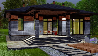 Проекты одноэтажных домов 100 м2 в Вологде - от HOUSE-STROY35 от 305340 рублей