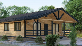 Проекты одноэтажных домов до 100 кв м в Вологде от 305340 рублей - HOUSE-STROY35